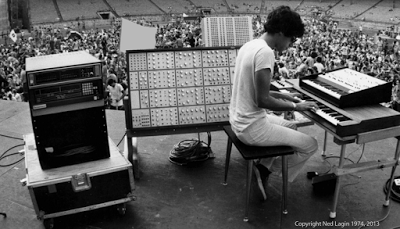  Ned setting up at Roosevelt Stadium on August 6, 1974
