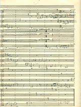 String quartet score image 2 - photo by Ned Lagin