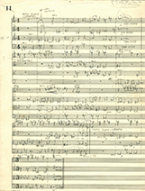 String quartet score image 3 - photo by Ned Lagin